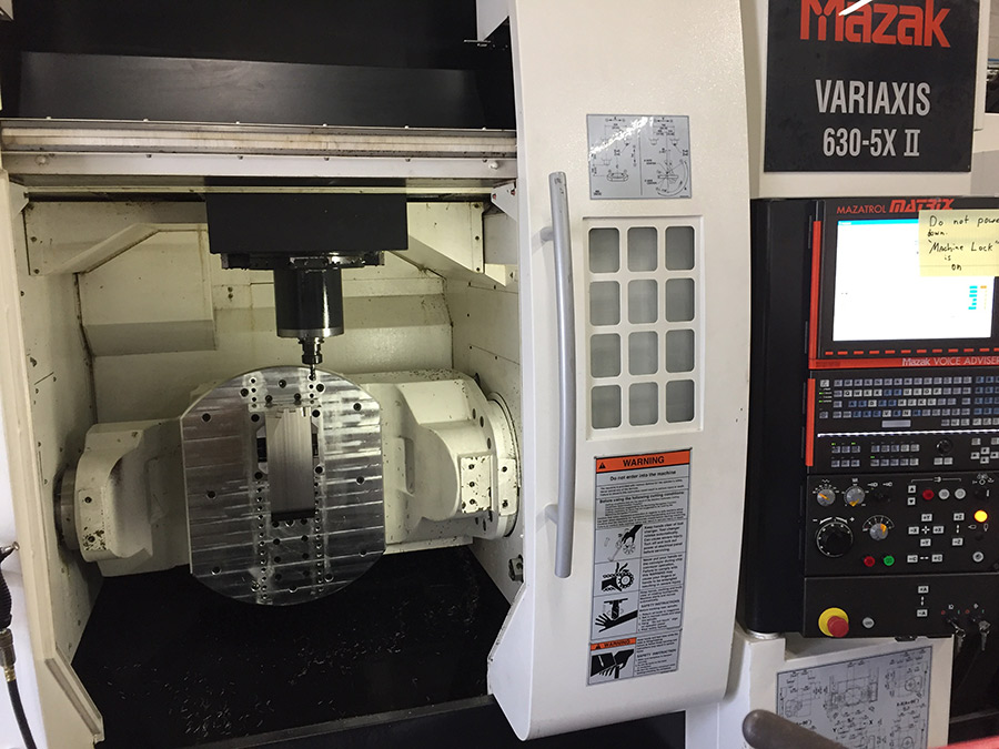 CAM installs 2nd Unit, Mazak 630 Five-Axis Machining Center